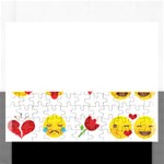 Valentine Emojis Jigsaw Puzzle (Rectangular)