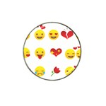 Valentine Emojis Hat Clip Ball Marker