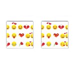 Valentine Emojis Cufflinks (Square)