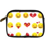 Valentine Emojis Digital Camera Leather Case