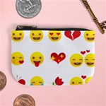 Valentine Emojis Mini Coin Purse