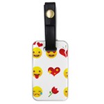 Valentine Emojis Luggage Tag (one side)