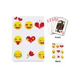 Valentine Emojis Playing Cards (Mini)