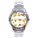 Valentine Emojis Stainless Steel Analogue Watch