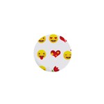 Valentine Emojis 1  Mini Button