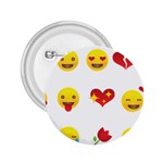 Valentine Emojis 2.25  Button