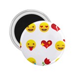 Valentine Emojis 2.25  Magnet