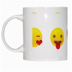 Valentine Emojis White Mug