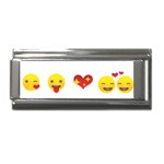 Valentine Emojis Superlink Italian Charm (9mm)