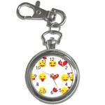 Valentine Emojis Key Chain Watch