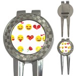 Valentine Emojis 3-in-1 Golf Divot