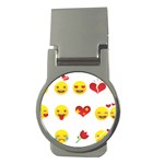 Valentine Emojis Money Clip (Round)