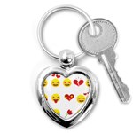 Valentine Emojis Key Chain (Heart)