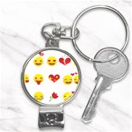 Valentine Emojis Nail Clippers Key Chain