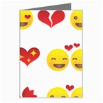 Valentine Emojis Greeting Card