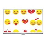 Valentine Emojis Business Card Holder