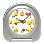 Valentine Emojis Travel Alarm Clock