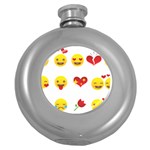 Valentine Emojis Hip Flask (5 oz)