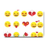 Valentine Emojis Small Doormat