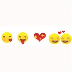 Valentine Emojis Large Bar Mat