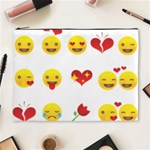 Valentine Emojis Cosmetic Bag (XL)