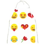 Valentine Emojis Full Print Apron