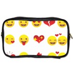 Valentine Emojis Toiletries Bag (Two Sides)