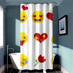 Valentine Emojis Shower Curtain 36  x 72  (Stall)