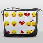 Valentine Emojis Messenger Bag