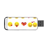 Valentine Emojis Portable USB Flash (One Side)