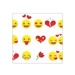 Valentine Emojis Satin Bandana Scarf