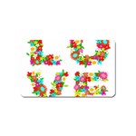 Floral Love Magnet (Name Card)