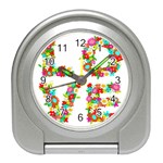 Floral Love Travel Alarm Clock