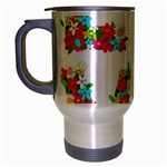 Floral Love Travel Mug (Silver Gray)