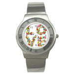 Floral Love Stainless Steel Watch