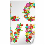 Floral Love Canvas 40  x 72 