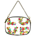 Floral Love Chain Purse (One Side)