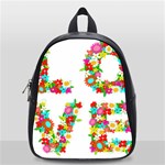 Floral Love School Bag (Small)