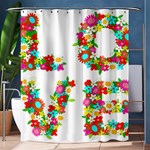 Floral Love Shower Curtain 60  x 72  (Medium)