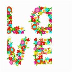 Floral Love Small Garden Flag (Two Sides)