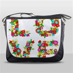 Floral Love Messenger Bag