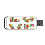 Floral Love Portable USB Flash (Two Sides)