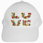 Floral Love White Cap