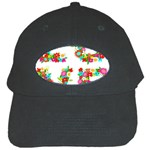 Floral Love Black Cap