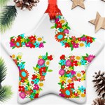 Floral Love Ornament (Star)