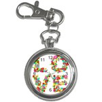 Floral Love Key Chain Watch