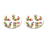 Floral Love Cufflinks (Oval)