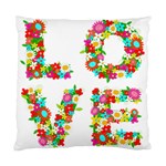 Floral Love Standard Cushion Case (One Side)