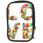 Floral Love Compact Camera Leather Case