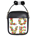 Floral Love Girls Sling Bag